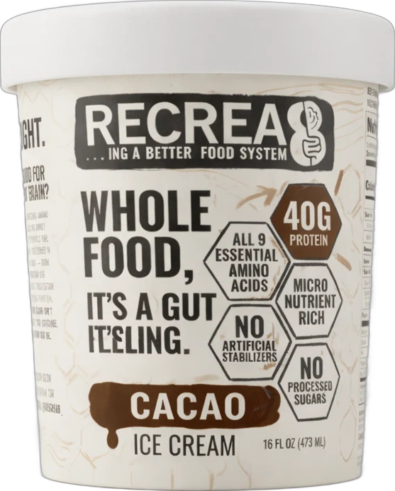 ReCrea8 Cacao protein ice cream pint
